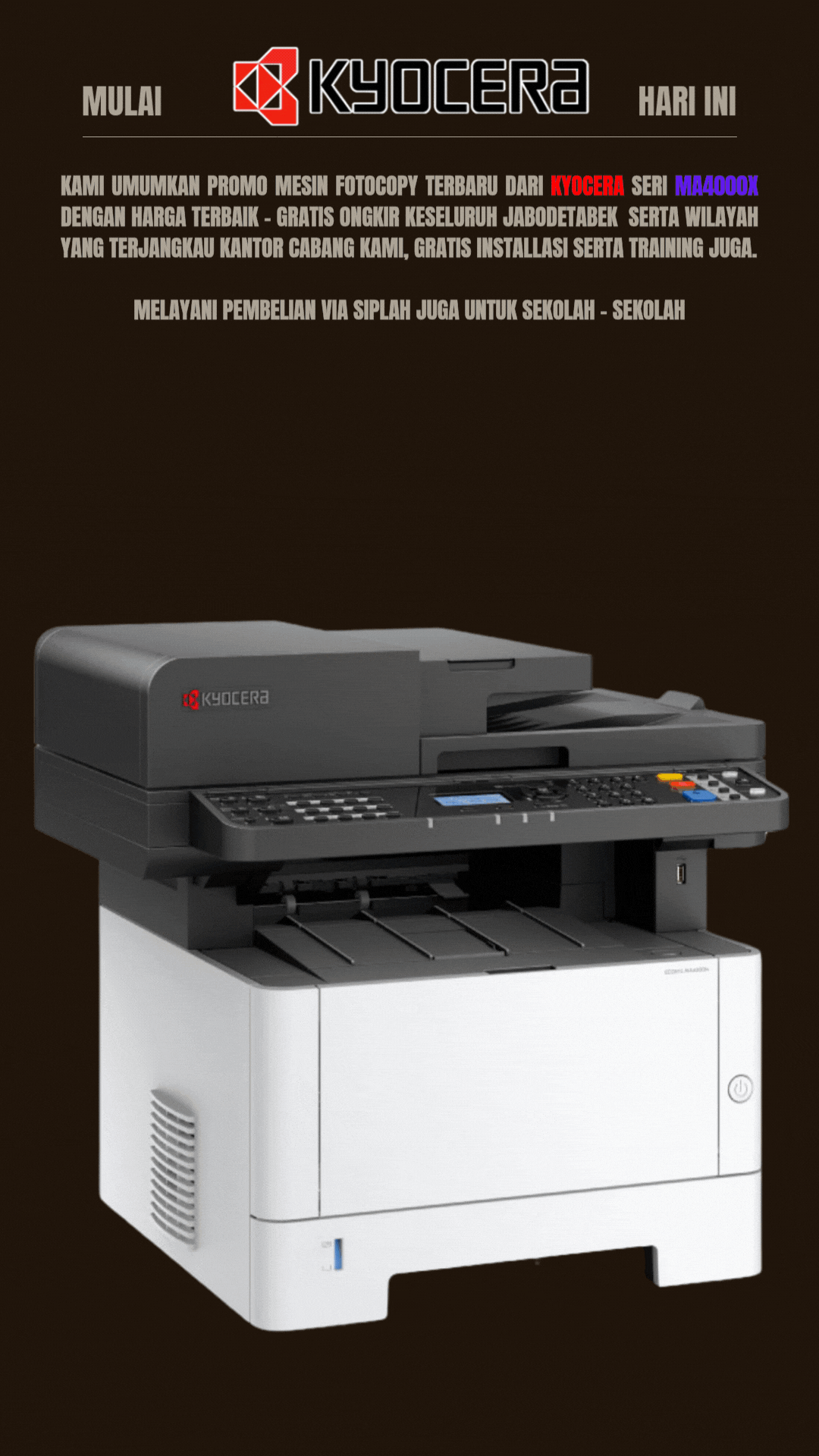 Promo Kyocera MA4000x